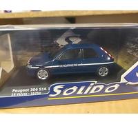 PEUGEOT 306 S16 GENDARMERIE 1998 1/43 Solido Neuf Boite Vitrine