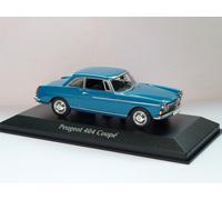 Voiture Miniature de Collection - MAXICHAMPS 1/43 - PEUGEOT 404 Coupe - Blue
