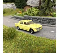 Peugeot 404 Jaune pale Toit ouvrant-HO-1/87-BREKINA 29023