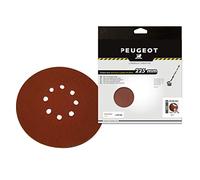 Jeu de 6 abrasifs plâtre PEUGEOT Ø225mm-8 trous-Grain 240