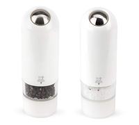 Peugeot Alaska Duo de moulins à poivre et à sel électriques avec éclairage, Mouture du poivre réglable, Taille : 17 cm, ABS, Blanc, 2/27667