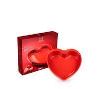 PEUGEOT - Appolia Plat Four En Céramique Coeur - Grand Modèle - 25,8 cm x 25 cm x 60 cm - Contenance : 1,7 L - Garanti 10 Ans - Fabrication Française - Coloris Rouge