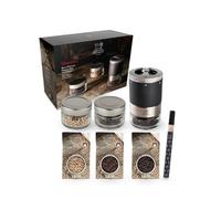 Coffret moulin à poivre Maestro à réservoirs interchangeables et 3 poivres Peugeot