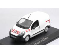 Peugeot Bipper 2009 Blanc W / Rouge Stripping 1:43 Model 479868 Norev