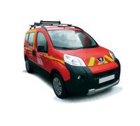 Peugeot Bipper Pompier 2009 1/43 Norev