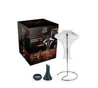Peugeot - Coffret de Dégustation Vin Brilliant Decanting | Carafe à Décanter Évolution + Égouttoir de Séchage + Nettoyeur de Carafe Bilbo - Pour Aérer & Servir le Vin