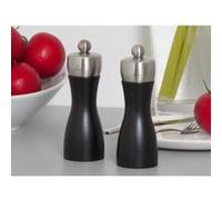 Peugeot - Duo de moulins à poivre et à sel en bois et inox couleur noir 15 cm Noir G