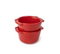 Duo de ramequins Appolia 11 cm rouge - - Rouge - Céramique