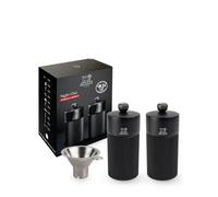 Coffret Duo line 12 cm noir mat et son entonnoir - Peugeot - Noir - Bois G