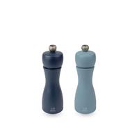 Duo De Moulins À Poivre Et À Sel Manuels En Bois, Air, 15 Cm Tahiti