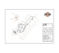 LeoVince Silencieux Sito 2 Temps 0560 Acier pour Peugeot Fox (1992-2001)