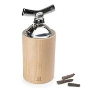 Peugeot Isen Moulin à poivres longs et épices manuel, Réglage mouture classique, Couleur : Naturel, Taille : 16 cm, Matière : Bois/Inox, 35396