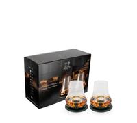 Peugeot - Atmosphã¿Re Whisky 2 Sets De Dã©Gustation Whisky Avec Socles Rafraichissants Basalte En Coffret Cadeau - Gris Gris