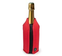 Peugeot Manchon réfrigérant Frizz, Refroidisseur de bouteille, polyester, gel réfrigérant, caoutchouc, rouge, pour 0.75 L, 220327