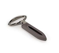 Peugeot Mathus Basalte Tire-bouchon à lames avec étui, Pour bouchons anciens ou fragiles, Couleur : gris basalte, Matières : zamac et ABS, Taille : 11 cm, 200367