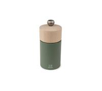 Moulin à poivre manuel en bois, vert fougère, 12 cm