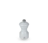 Bistro Moulin à poivre manuel en bois laqué, gris perle 10 cm - 4in.