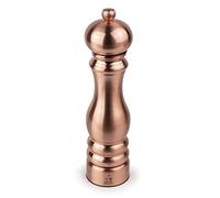 PEUGEOT - Moulin à Poivre Paris Chef u'Select 22 cm + Poivre Inclus - En Inox - 6 Réglages de Moutures Prédéfinies - Fabrication Française - Coloris Cuivré