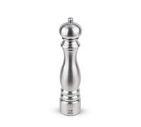 PEUGEOT - Moulin à Poivre Paris Chef u'Select 30 cm + Poivre Inclus - En Inox - 6 Réglages de Moutures Prédéfinies - Fabrication Française - Coloris Inox