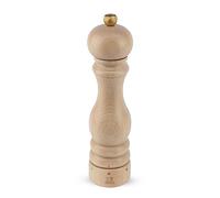 PEUGEOT - Moulin à Poivre Paris u'Select 22 cm + Grains De Poivre Inclus - 6 Réglages de Moutures Prédéfinies - En Bois Labellisé PEFC - Fabrication Française - Coloris Naturel