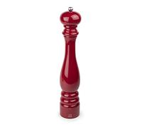 PEUGEOT - Moulin à Poivre Paris u'Select 40 cm - 6 Réglages de Moutures Prédéfinies - En Bois Labellisé PEFC - Fabrication Française - Coloris Laqué Rouge Passion
