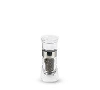 PEUGEOT - Moulin à Poivre + Salière 2 en 1 Olso 11 cm - En Acryl et inox - Fabrication Française - Coloris Graphite