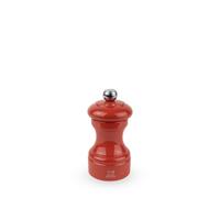 PEUGEOT - Moulin à Sel Bistro 10 cm - Réglage Classique - En Bois Labellisé PEFC - Fabrication Française - Coloris Laqué Terracotta