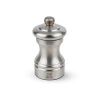 PEUGEOT - Moulin à Sel Bistro 10 cm - Réglage Classique - En Inox - Fabrication Française - Coloris Inox
