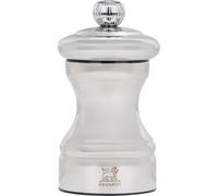 PEUGEOT - Moulin à Sel Bistro Chef Mill Mirror 10 cm - Réglage Classique - En Argent Revalorisé Labellisé PEFC - Fabrication Française