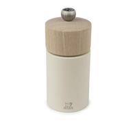 Peugeot - Moulin à Sel Boreal Z 12 cm - Réglage Classique Zirlion - en Bois De Hêtre Labellisé PEFC - Fabrication Française - Coloris Blanc Plume