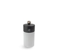 PEUGEOT - Moulin à Sel Line 12 cm - Réglage Classique - Aluminium et Bois Labellisé PEFC - Fabrication Française - Coloris Graphite