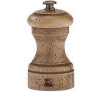 PEUGEOT - Moulin à Sel Bistro Antique 10 cm - Réglage Classique - En Bois Labellisé PEFC - Fabrication Française - Finition Antiquaire