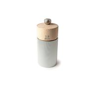 Peugeot Moulin à sel Line manuel 12 cm bois-aluminium Naturel