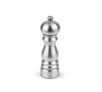 PEUGEOT - Moulin à Sel Paris Chef u'Select 18 cm - 6 Réglages de Moutures Prédéfinies - Innovation Sel Glace, Mécanisme Zirlion - En Inox - Fabrication Française - Coloris Inox