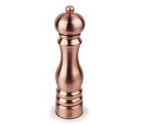 PEUGEOT - Moulin à Sel Paris Chef u'Select 22 cm + Sel Gemme Inclus - En Inox - 6 Réglages de Moutures Prédéfinies - Fabrication Française - Coloris Cuivré