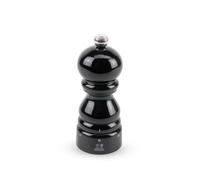 PEUGEOT - Moulin à Sel Paris u'Select 12 cm - 6 Réglages de Moutures - Innovation Sel Glace, Mécanisme Zirlion - En Bois Labellisé PEFC - Fabrication Française - Coloris Laqué Noir