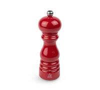 PEUGEOT - Moulin à Sel Paris u'Select 18 cm - 6 Réglages de Moutures - Innovation Sel Glace, Mécanisme Zirlion - En Bois Labellisé PEFC - Fabrication Française - Coloris Laqué Rouge Passion