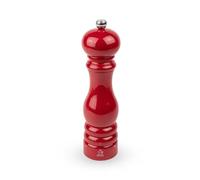 PEUGEOT - Moulin à Sel Paris u'Select 22 cm - 6 Réglages de Moutures - Innovation Sel Glace, Mécanisme Zirlion - En Bois Labellisé PEFC - Fabrication Française - Coloris Laqué Rouge Passion