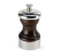 Peugeot Palace Moulin à poivre manuel, Réglage mouture classique, Taille : 10 cm, Matière : Bois patiné/Métal argenté, 19570