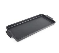 PEUGEOT - Plaque Mignardises et aperitifs en céramique - 40 cm (anses comprises) x 16 cm x 2,5 cm - Garanti 10 Ans - Fabrication Française - Coloris Ardoise