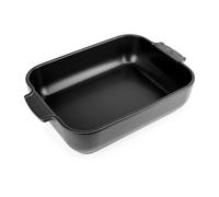 Peugeot Plat à four céramique Appolia rectangulaire 32 cm Noir mat