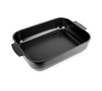 Plat à four céramique Appolia rectangulaire noir mat 40 cm Peugeot