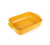 Peugeot Plat céramique rectangulaire 32x20x6,5 cm 2,7 L Jaune safran - Garantie 10 ans