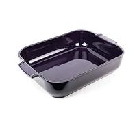 Plat rectangulaire céramique aubergine 40 cm Peugeot