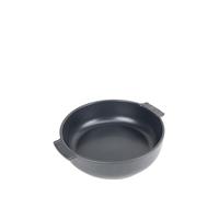 PEUGEOT - Plat Four En Céramique rond - 27 cm (anses comprises) - Diamètre : 23 cm x 6 cm - Contenance : 2,1 L - Garanti 10 Ans - Fabrication Française - Coloris Ardoise