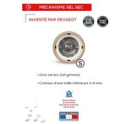 Peugeot Saveurs - Paris U'select Moulin Ã Sel Manuel En Bois, U'select, Laquã© Rouge Passion, 12 Cm - 5in - Rouge