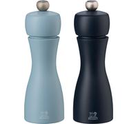 Duo De Moulins À Poivre Et À Sel Manuels En Bois, Air, 15 Cm Tahiti