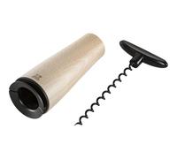 - Tire-bouchon à vis sans fin en bois de hêtre 18 cm