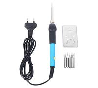 Peukerty 60W temperature reglable poignee de fer a souder electrique, outil de crayon thermique avec des pointes de fer pour souder, reparation de reparation de soudure (prise EU)