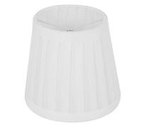 Peukerty Abat-jour vintage en tissu pour lampe de table, de bureau, de lit, blanc